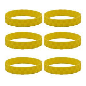 로보락 S50 S55 S6 S5 max 및 샤오미 로봇 1S 2S T4 T6 1C 용 노란색 진공 청소기 마모 방지 타이어 스킨