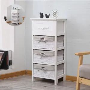 라탄 로로티 레나퍼니처 서랍장 4단 침실가구