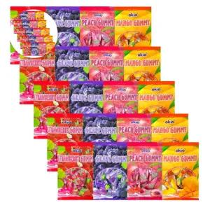 (제스트)오키오젤리4종 딸기+포도+피치+망고 맛 피치 딸기