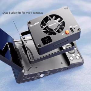 카메라 열 방열 냉각 팬 후지 XT4 XS20 XH2S 소니 호환  ZVE1 캐논 R10 R8 A7C 니콘 Z30용 플립 스크린