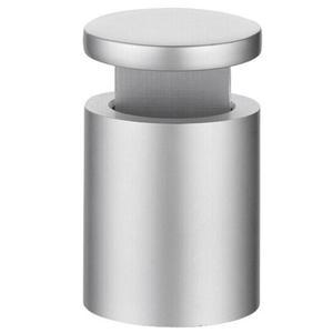 알루미늄 합금 모서리 그립  클립 표시 스탠드 오프 유리 목재  금속 패널 C-1925A 팩 당 10 유닛 D19xH25m