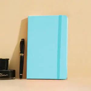 [골드스마일]레더 A5 모눈 밴드 노트 하드커버 업무수첩 A5다이어