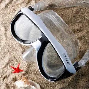 [셀러에이드]투어멀린 다이빙 마스크 성인용 실리콘 물안경 스노쿨