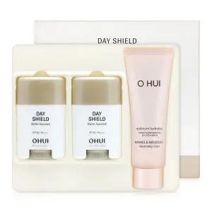 [하프클럽/오휘]오휘 데이쉴드 워터 선스틱 듀오세트/수분에센스 함유