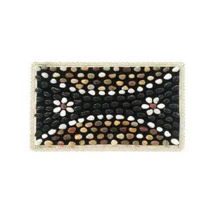 천연 자갈 돌매트 40x60/발지압 지압매트