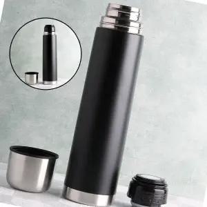 글로 블랙 원터치 보온병 1L 보온병대용량 보온물병