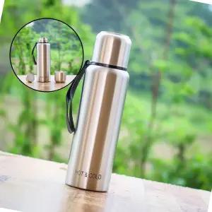 글로 듀얼 보온병 800ml 실버 보온보냉물병 보온물통