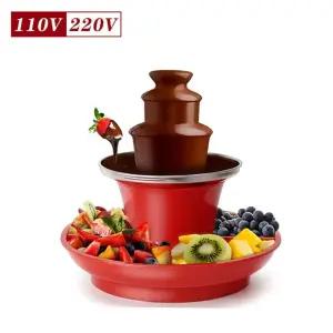 분수대 뷔페 초코 단일 항목 멜팅기 기계 퐁듀 220v 워머