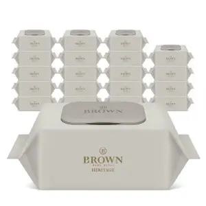 브라운 물티슈 헤리티지 70매 캡형 10팩+10팩 고평량 저자극 물티슈 479798