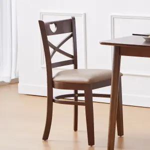 하트 러버우드 원목 카페 식탁의자/의자 1+1개 2colors