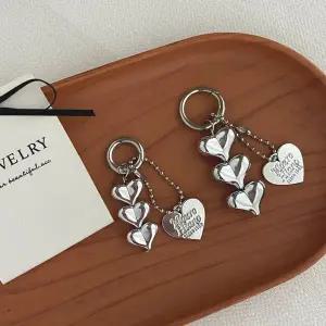 [하프클럽/]여자 하트 주얼리 트렌디 뉴트로 실버 키링