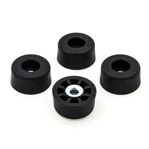 [미국배송] 대형 톨 라운드 고무 발 범퍼 4개 - 0.625H X 1.250D 미국산 헤비 듀티 비표시 가구 테이블 의자 책상 벤치 소파 상자 및 기타 품목에 적합합니다.