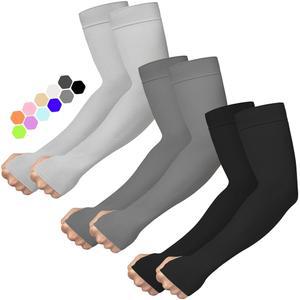 UV 차단 보호를 위한 남성용 아웃티비티 암 슬리브 업프 50 컴프레션