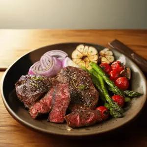 프레시지 집들이 와인 블랙라벨 스테이크 냉장 2인분 528g, 1개 밀키트전문