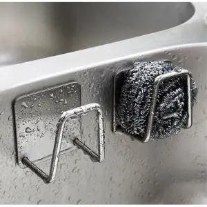 후크 플래너 앨범 필통 다용도 스틸 부착식 주방 스테인레스 수세미홀더 걸이