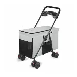 중형견 대형견 유모차 캐리지 접이식 에어버기 산책 반려견