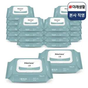 미래생활 아기 물티슈 유아 휴대용 외출용 캡형 20매 20팩 MNA