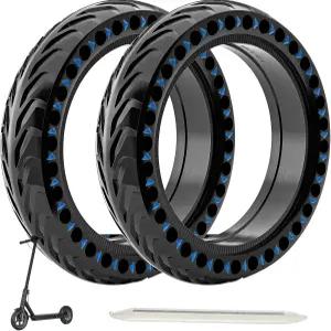 쿠리다 8.5인치 전기 스쿠터용 솔리드 타이어 50/75-6.1 Xiaomi Pro 2/M365/1S/Gotrax GXL V2/XR/APEX 교체