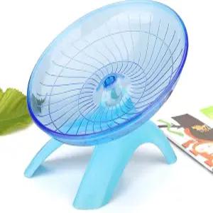 햄스터 플라잉 접시 무소음 러닝 휠 7인치 기니피그 고슴도치 및 기타 작은 동물에게 적합하여 안전한