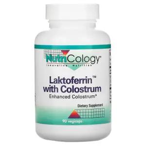 뉴트리콜로지 락토페린 초유 단백질 90정 비건 Laktoferrin with Colostrum Enhanced