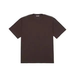 오라리 남녀공용 코튼 저지 티셔츠 다크 브라운 A23ST02CM-DB