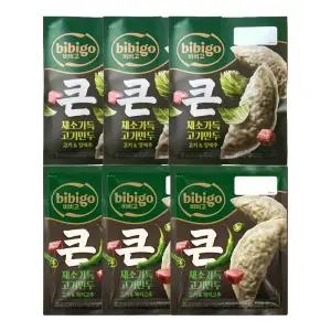 CJ제일제당 비비고 큰채소가득고기만두 양배추 400g x3개 + 비비고 큰채소가득고기만두 꽈리고추 400g x3개