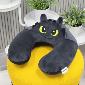 드래곤길들이기 투슬리스 메모리폼 목쿠션낮잠베게 캐릭터 의자 아동 운전 해외여행준비물 수면 사무실