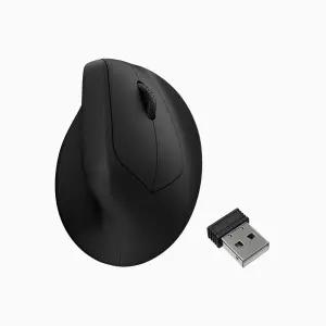 키크론 M5 버티컬 초경량 블랙 무선 옵티컬 인체공학 어고노믹 사무용 마우스