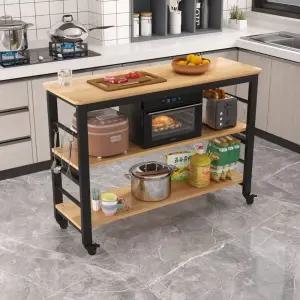이동식 조리대 우드 주방 대리석 테이블 홈바 간이 바퀴