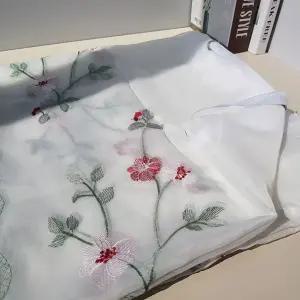 레이스 창문 가리개 커튼 세트 2 방풍 차광 효과시공 거실쉬폰 가림막 작은 주방 통창 디자인 인테리어 다