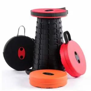 ( )휴대용 원형 의자 등산의자 차박의자 프라스틱의자 접이식캠핑의자 캠핑용의자