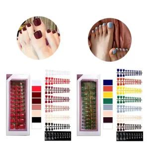 패디큐어 데코 패디팁 8종 세트인조 발팁 네일스티커 아트 셀프 패디 연장 무광