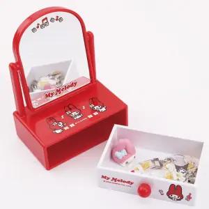 마이멜로디 50주년 미니 서랍 화장대캐릭터헤어소품 어린이브러쉬 용품 뷰티 정리함 여학생 브러