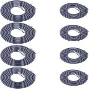 카키오 무중력 의자 교체용 코드 그레이 유니버설 타이 로프 끈 라운지 번지 의자(8개 코드)와 호환 가능