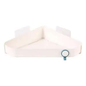 욕실 주방 다용도 코너 선반 부착식 정리대