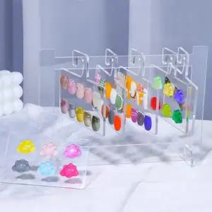 네일아트 탁상형 고리 팁전시 아크릴 아트판 세트 2종디스플레이랙 보드 촬영소품 차트 네일대 액자 전시