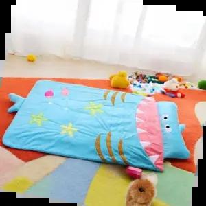 캐릭터이불 어린이 낮잠 이불 극세사 어린이집 귀여운 동물 침낭