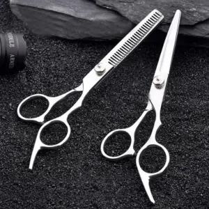 이발 미용가위 컷트 숱가 셀프치기 앞머리자르기 세트 바버샵 도구 헤어 틴닝 커보 용품