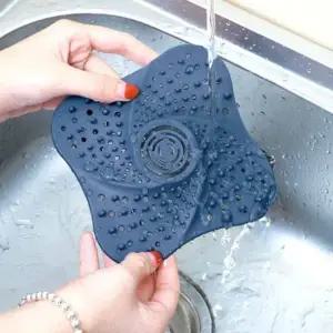 실리콘 하수구덮개 욕조거름망 배수구걸름망 욕실거름망 화장실하수구실리콘덮개