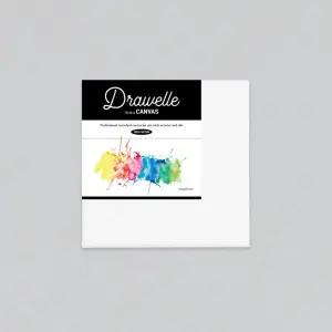 (드로웰) 아크릴 유화 무지캔버스 정사각 25x25cm 5개 묶음미술 그리기 면캔버스 천캔버스 보드 그림 왁구