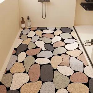 감각적 인테리어 미끄럼 방지 코일 욕실매트 40cm x 60cm입구발판 사무실현관 깔판 업소 입구 잘라쓰는 도