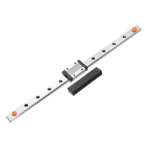 Uxcell MGN12 300mm 선형 가이드 레일 MGN12H 슬라이딩 캐리지 블록 베어링 강철 및 플라스틱 미니 DIY 3D