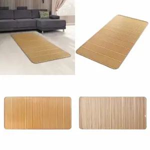 쿨 대자리 100x190cm 여름 침대돗 대나무카페트 거실 실내 1인용 러그 매트 패드