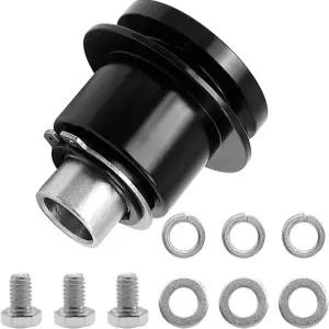 3 홀 스티어링 휠 퀵 릴리스 허브 어댑터 360° 키트 볼트 및 와셔 포함