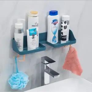 무타공 후크걸이 선반 욕실 세면대 수납선반