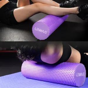 다양한 근육 스트레칭 운동 육각돌기 EVA 90cm 폼롤러필라테스소도구 마사지볼 종아리기 지바 집에서하는