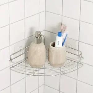 ( )스텐 욕실 정리대 무타공 코너선반 1P