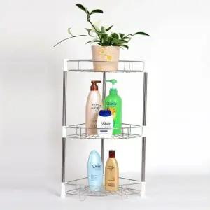 조립식 욕실 코너선반 3단 수납장 진열대 EA002