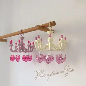 샹들리에 빨래 양말 속옷 건조대 걸이형 조립식 아기 다용도 행거형 드라이랙 빠른 건조공간절약 미니 수건