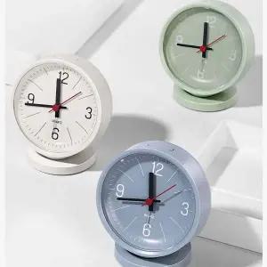 [골드스마일]누사인 파스텔 탁상용 원형 알람시계 사무용품
